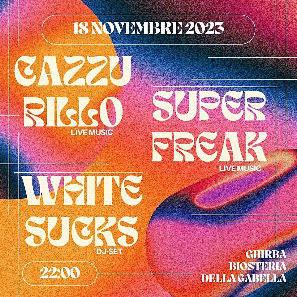 cazzurillo superfeak white sucks ghirba