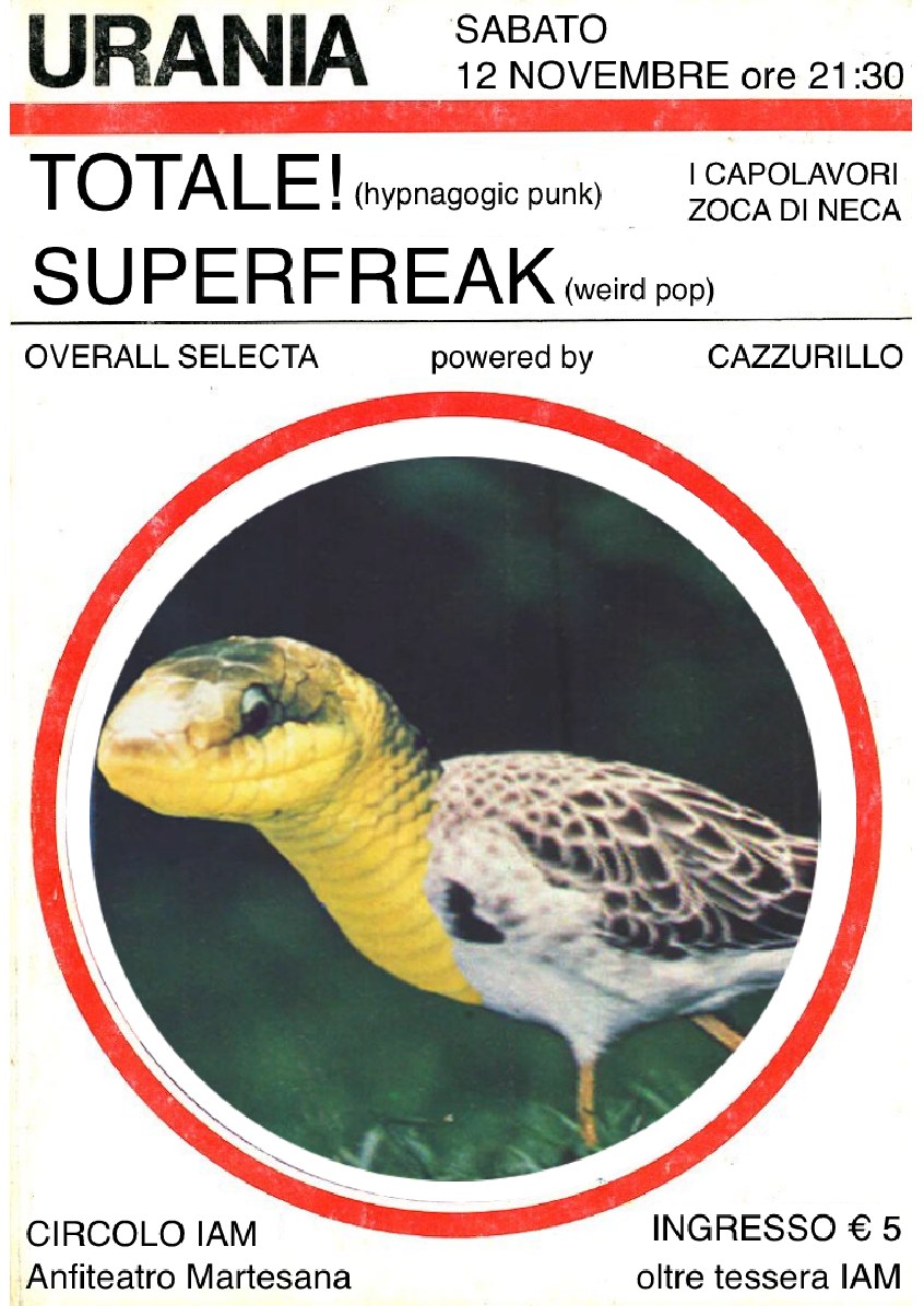TotaleSuperfreakCazzudj_IAM_Zoca_flyer